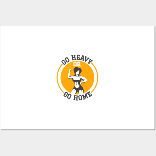 Fitness Club Emblem with Athletic Woman Posters and Art